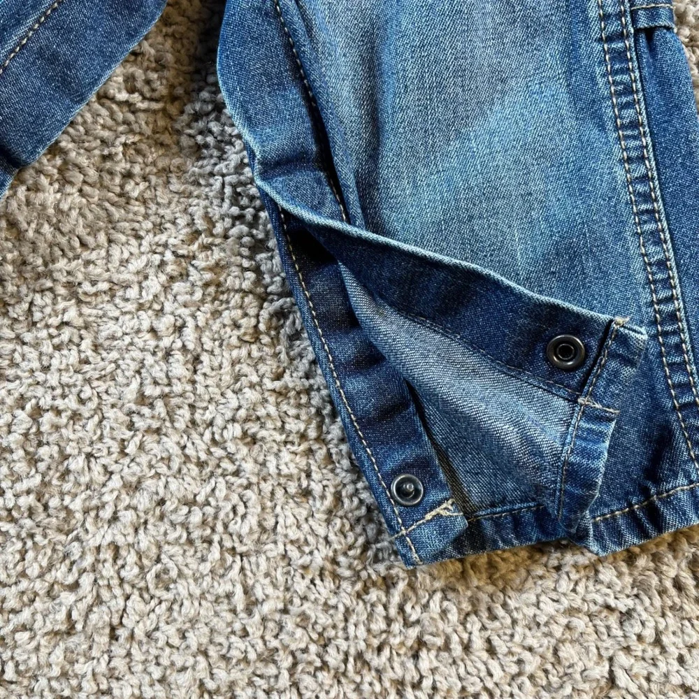OshKosh B'gosh Denim Dungarees Overalls Kids Size 9M Blue Jeans Baby‎ Toddler